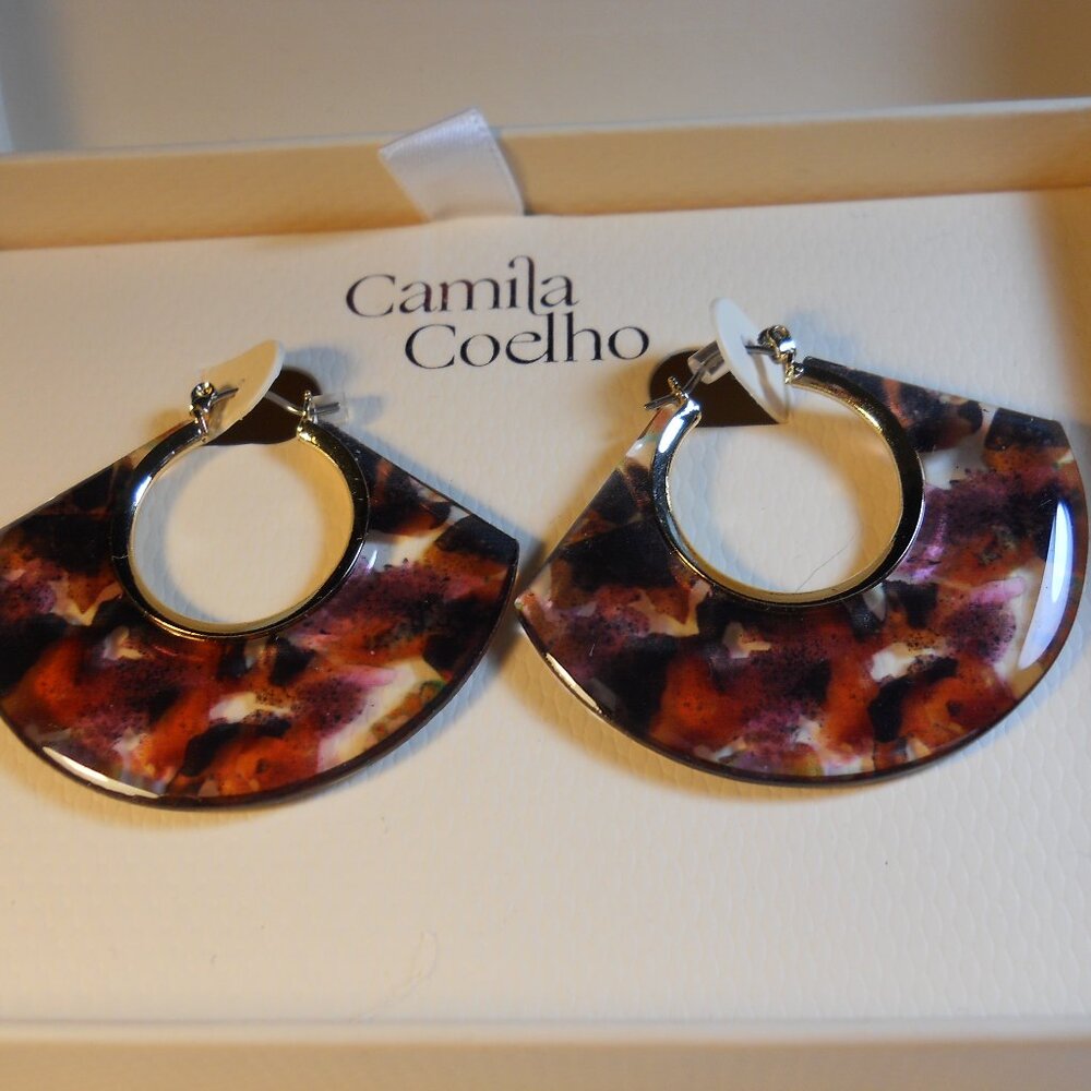 Camila Coelho - Multicolor Hoop Earrings